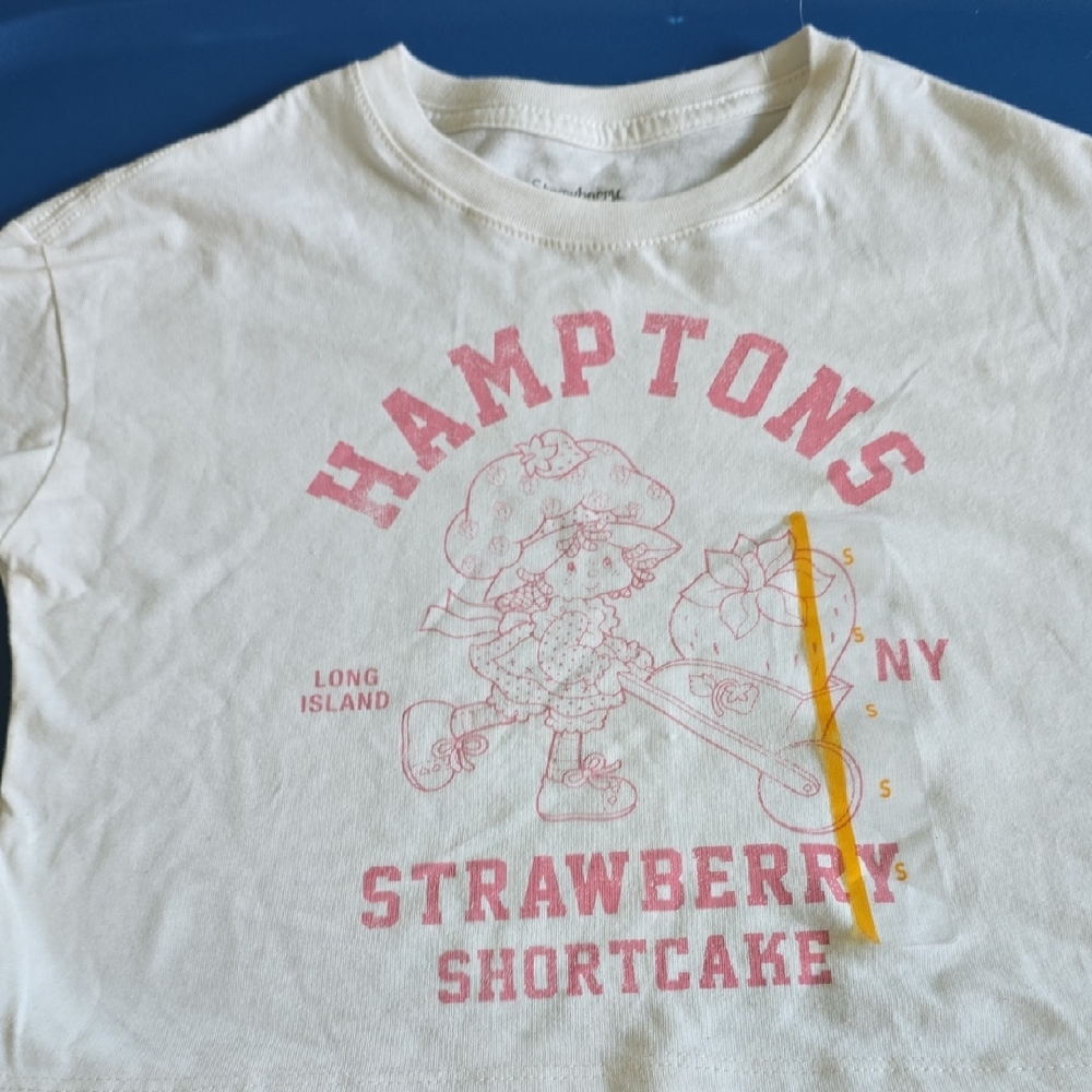 White and Pink Short Sleeve Tees with Vintage Text Design